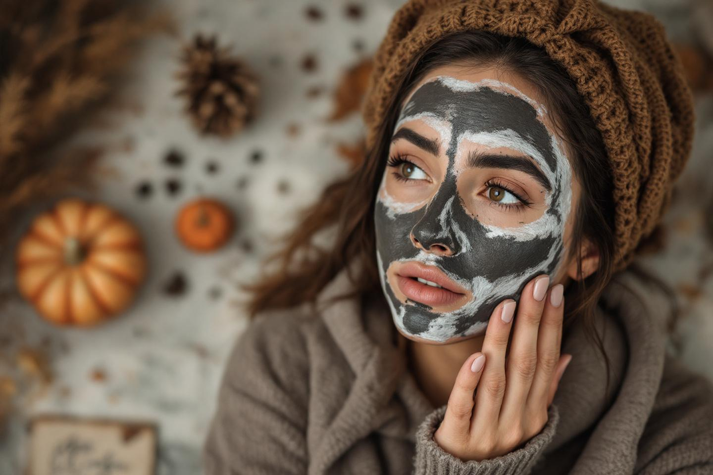 Maquillage d’Halloween DIY à l’argile et au charbon pour un look ensorcelant (et vraiment clean)